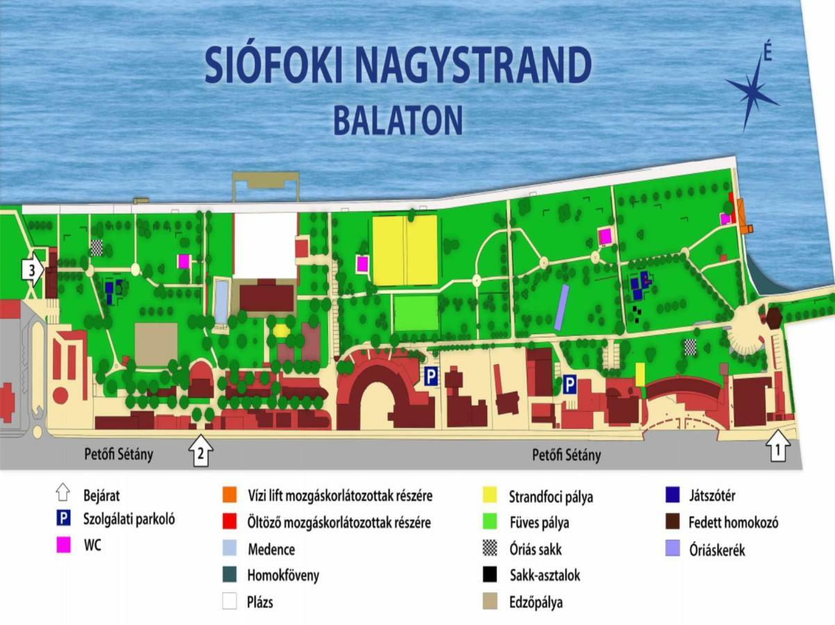 Riviera Wellness Apartman Siófok Zewnętrze zdjęcie